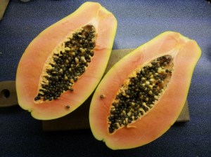 ripe papaya