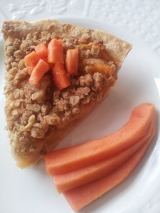 papaya apple pie