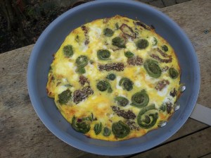 fiddlehead frittata