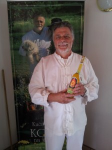 Vid Arbanas, Lokve, with herbal brandy