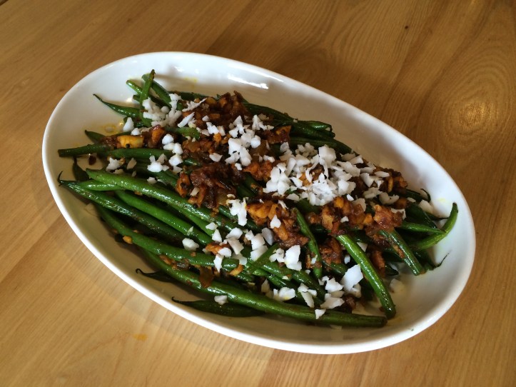 Pukka's green beans with turmeric