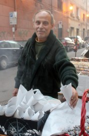 Palermo chestnut vendor