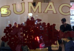 Popular restaurant Sumac serves Lebanese food.