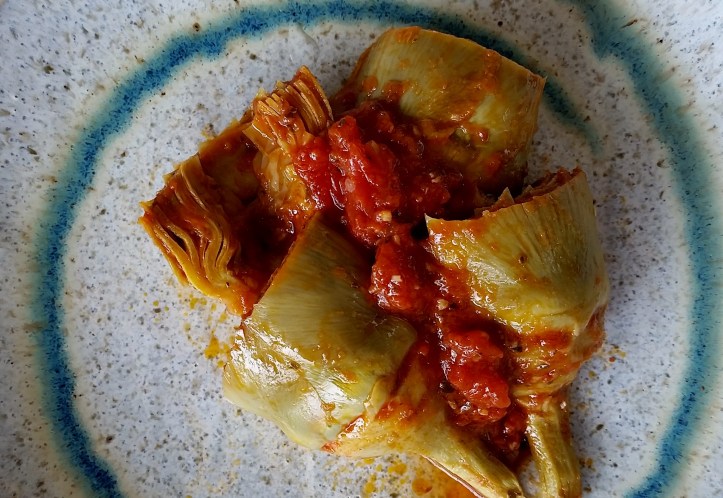 Braised artichokes (2)