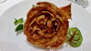 Deep-fried Roman-style at Mistura restaurant