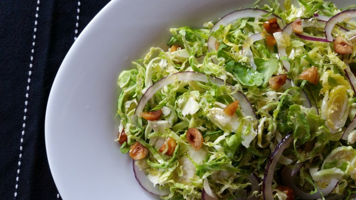 Shaved Brussel Sprout Salad